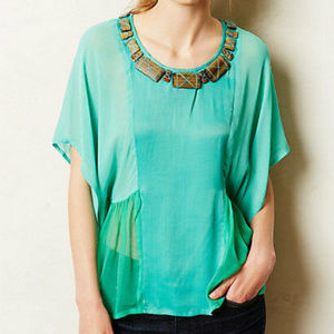 ANTHROPOLOGIE Conditions Apply Palau Tee S TOP